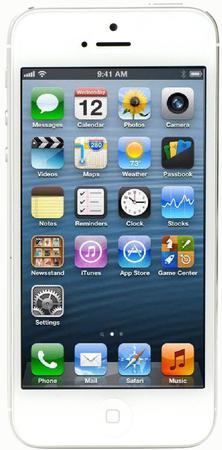 Смартфон Apple iPhone 5 32Gb White & Silver - Крымск